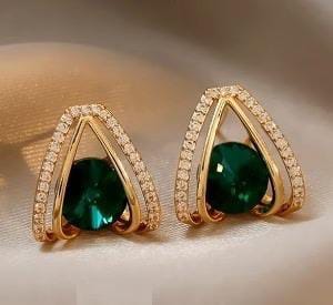 Curved-V Stud Tops Pair