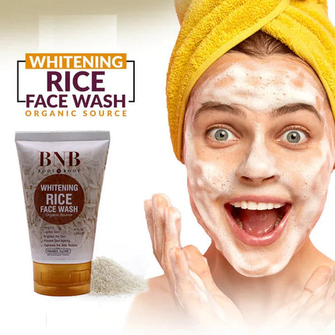 B N B Rice facial kit 3 in 1 brightening Glow kit scrub face wash + mask