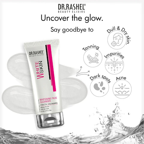 Dr.Rashel White Skin Whitening Fade Cleanser With Arbutin And Niacinamide (80ml)
