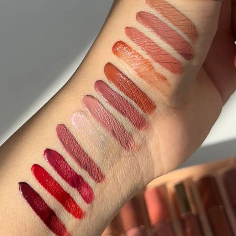 Velvet Matte Lip Gloss Set of 12- HANDAIYAN