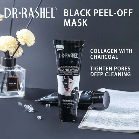 Pinkish White Glow Charcoal Black Peel Off Mask 100ml