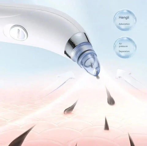 Vacuum  Derma Suction 4 in 1 Blackhead Whitehead Extractor Remover Device